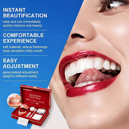 '-Ends Today: 70% OFF! ⏰DarkFairy™  Medical Full Denture with Strong Suctiond Custom-Fit Full Functional Dentures🦷Obtain American Dental Association (ADA) Certification