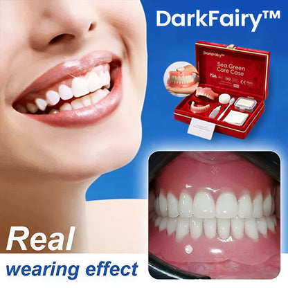 '-Ends Today: 70% OFF! ⏰DarkFairy™  Medical Full Denture with Strong Suctiond Custom-Fit Full Functional Dentures🦷Obtain American Dental Association (ADA) Certification