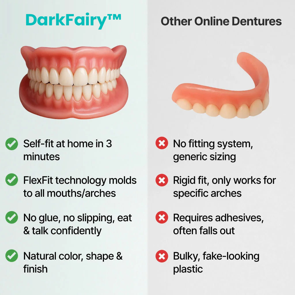 ··🦷 DarkFairy™ Custom-Fit Dentures ⏰ ENDS TODAY   70% OFF | Smile with Confidence