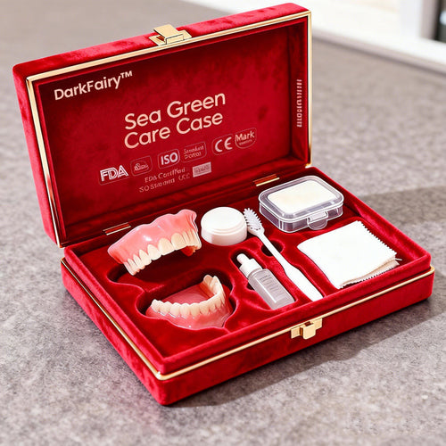 '-Ends Today: 70% OFF! ⏰DarkFairy™  Medical Full Denture with Strong Suctiond Custom-Fit Full Functional Dentures🦷Obtain American Dental Association (ADA) Certification